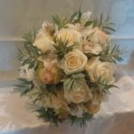 Bouquet da sposa rose bianche