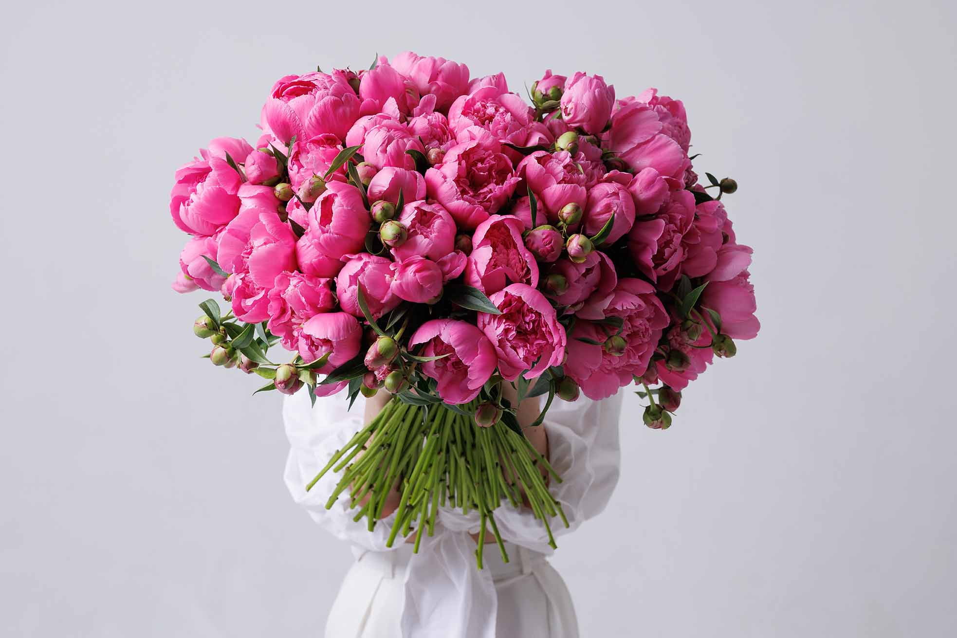 un mazzo di peonie: raffinato